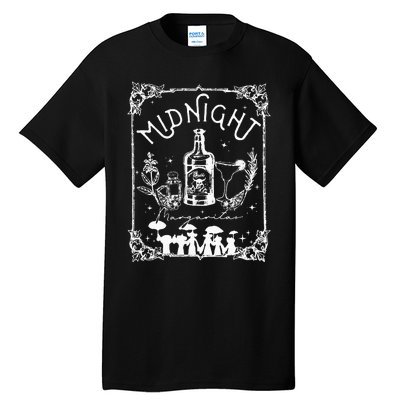 Midnight Margaritas Practical Magic Tee Halloween Cocktails Tall T-Shirt