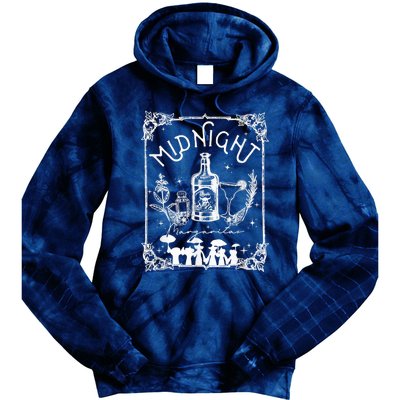 Midnight Margaritas Practical Magic Tee Halloween Cocktails Tie Dye Hoodie