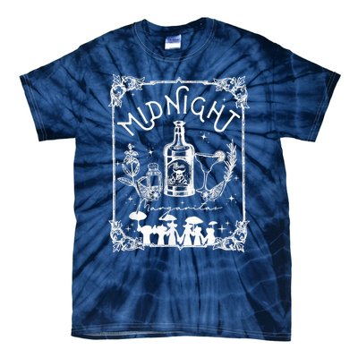 Midnight Margaritas Practical Magic Tee Halloween Cocktails Tie-Dye T-Shirt