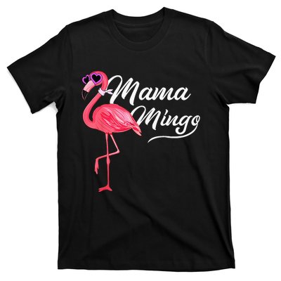 Mamamingo Mama Pink Flamingo Mom Bird T-Shirt