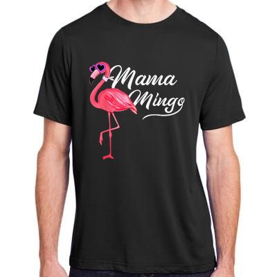 Mamamingo Mama Pink Flamingo Mom Bird Adult ChromaSoft Performance T-Shirt