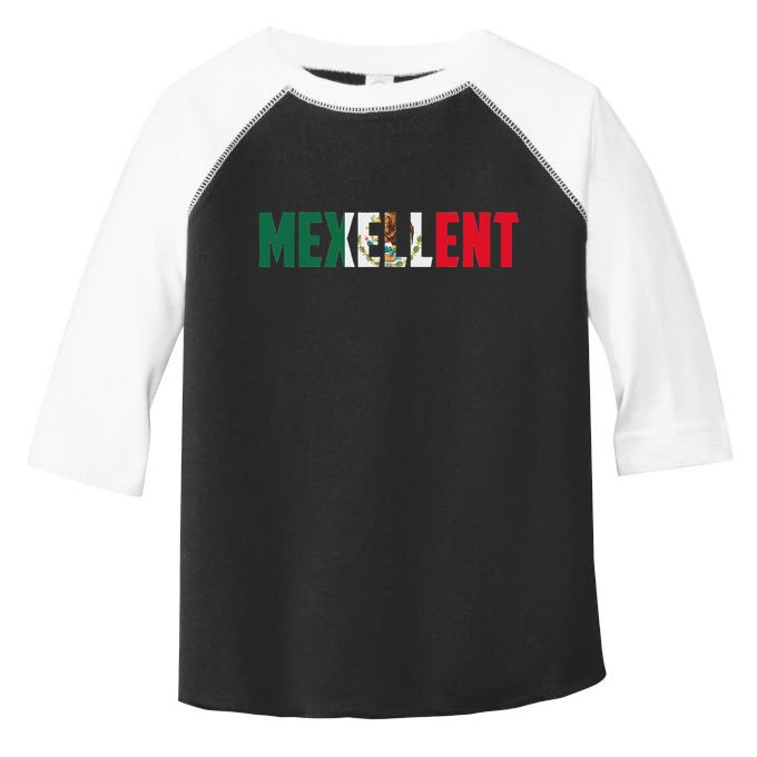 Mexellent Mexican Pride Flag Excellent Toddler Fine Jersey T-Shirt