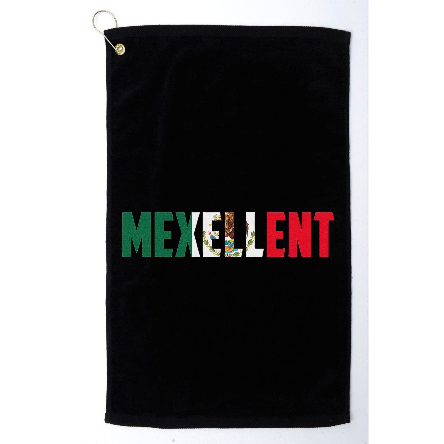 Mexellent Mexican Pride Flag Excellent Golf Towel