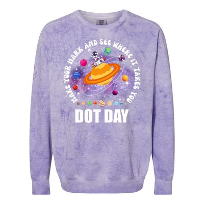 Make Mark Planets International Dot Day Colorblast Crewneck Sweatshirt