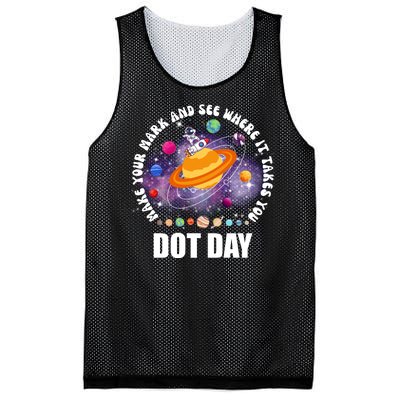 Make Mark Planets International Dot Day Mesh Reversible Basketball Jersey Tank