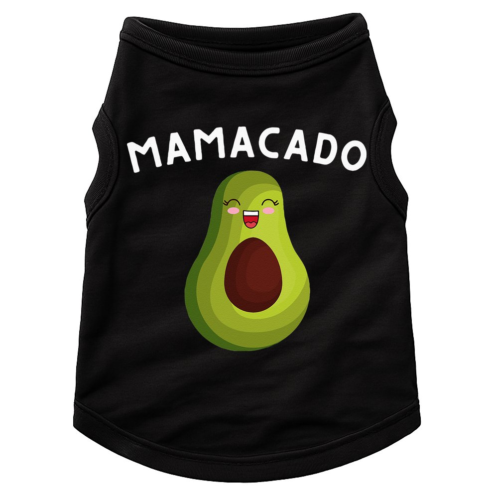 Mamacado Mom Pregnancy Announcement Avocado & Guacamole Doggie Tank