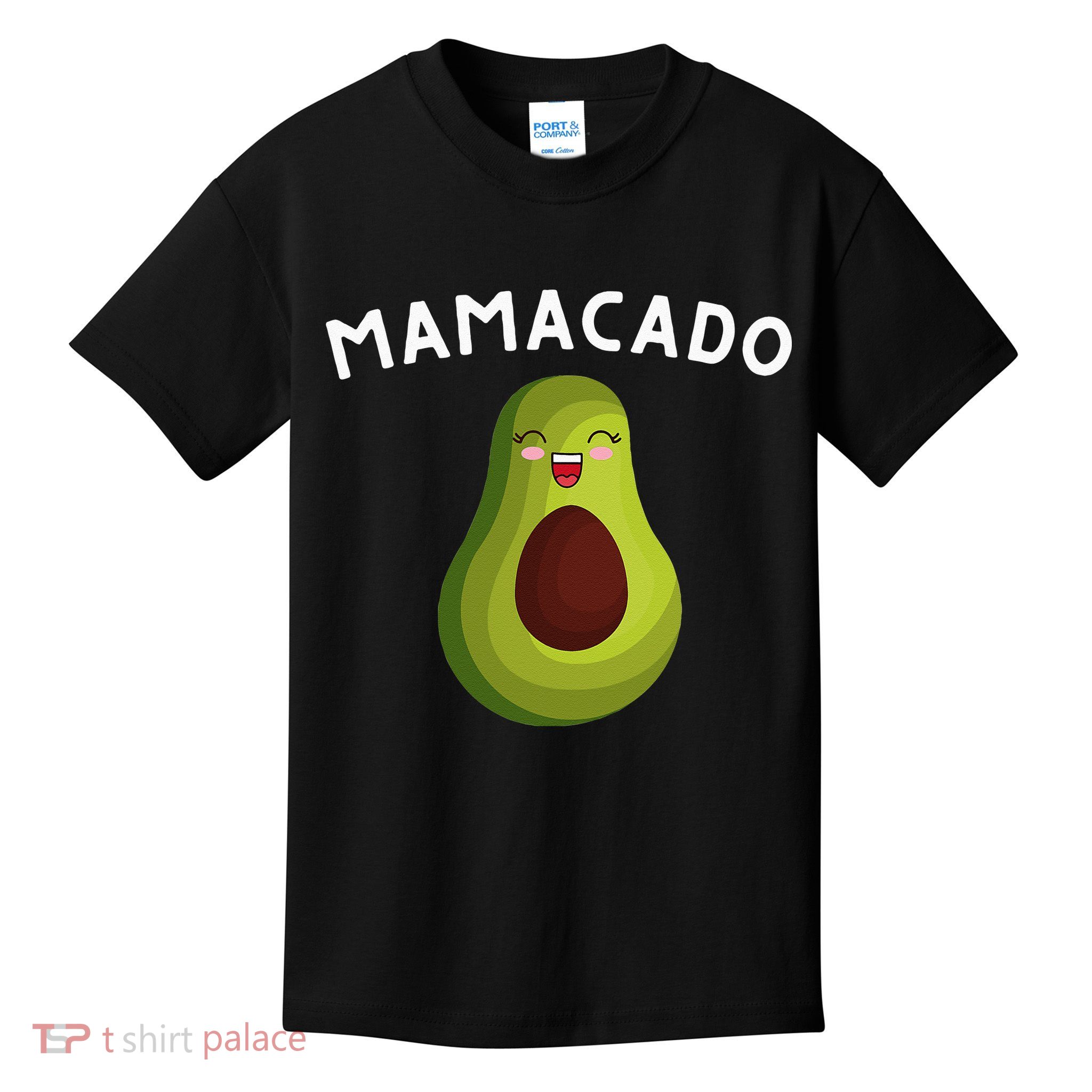 Mamacado Mom Pregnancy Announcement Avocado & Guacamole Kids T-Shirt
