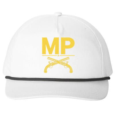 Mp Military Police Corps Snapback Five-Panel Rope Hat