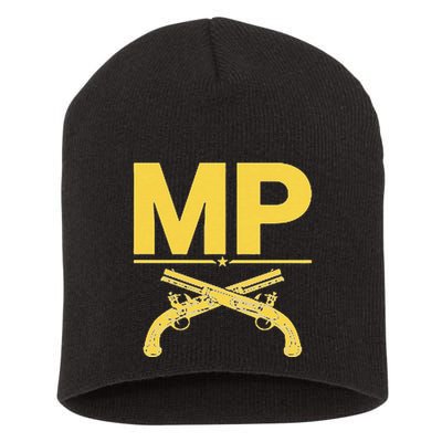 Mp Military Police Corps Short Acrylic Beanie
