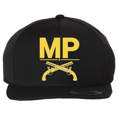 Mp Military Police Corps Wool Snapback Cap