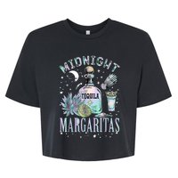 Midnight Margaritas Practical Magic Halloween Cocktails Bella+Canvas Jersey Crop Tee