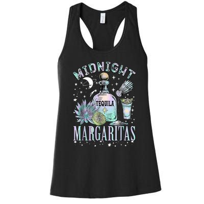 Midnight Margaritas Practical Magic Halloween Cocktails Women's Racerback Tank