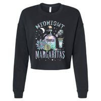 Midnight Margaritas Practical Magic Halloween Cocktails Cropped Pullover Crew