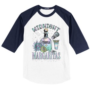 Midnight Margaritas Practical Magic Halloween Cocktails Baseball Sleeve Shirt