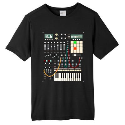 Modern Music Producer And Electronic Musician Gift Tall Fusion ChromaSoft Performance T-Shirt