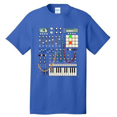 Modern Music Producer And Electronic Musician Gift Tall T-Shirt