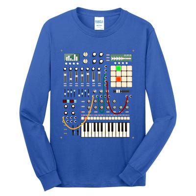 Modern Music Producer And Electronic Musician Gift Tall Long Sleeve T-Shirt