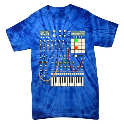 Modern Music Producer And Electronic Musician Gift Tie-Dye T-Shirt