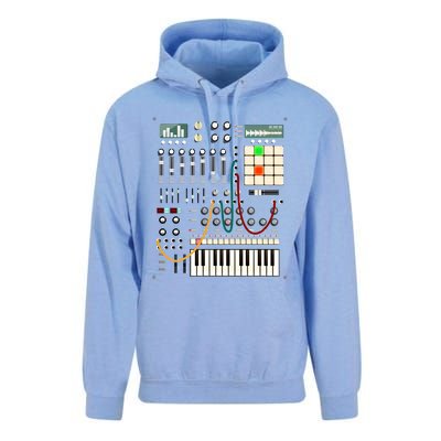 Modern Music Producer And Electronic Musician Gift Unisex Surf Hoodie