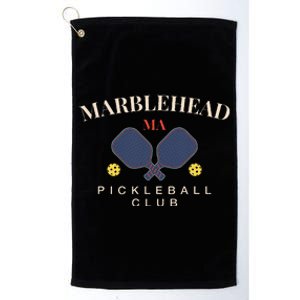 Marblehead Ma Pickleball Club For Paddle Lovers Platinum Collection Golf Towel