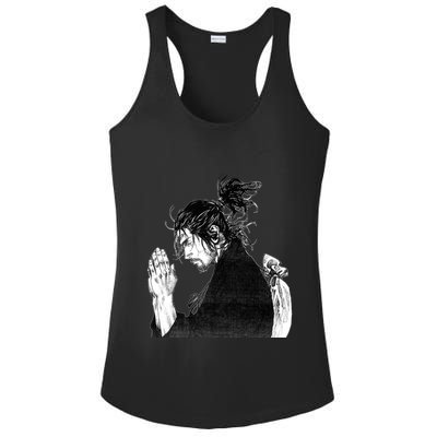 Miyamoto Musashi Praying Ladies PosiCharge Competitor Racerback Tank