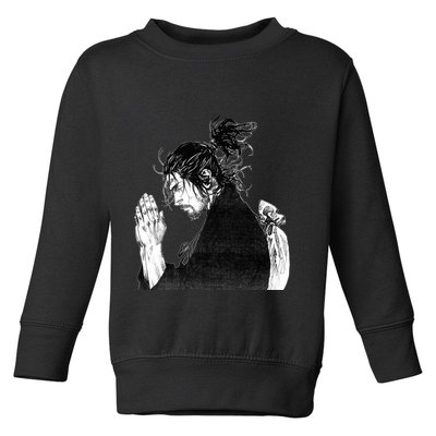 Miyamoto Musashi Praying Toddler Sweatshirt