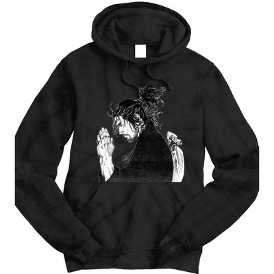 Miyamoto Musashi Praying Tie Dye Hoodie