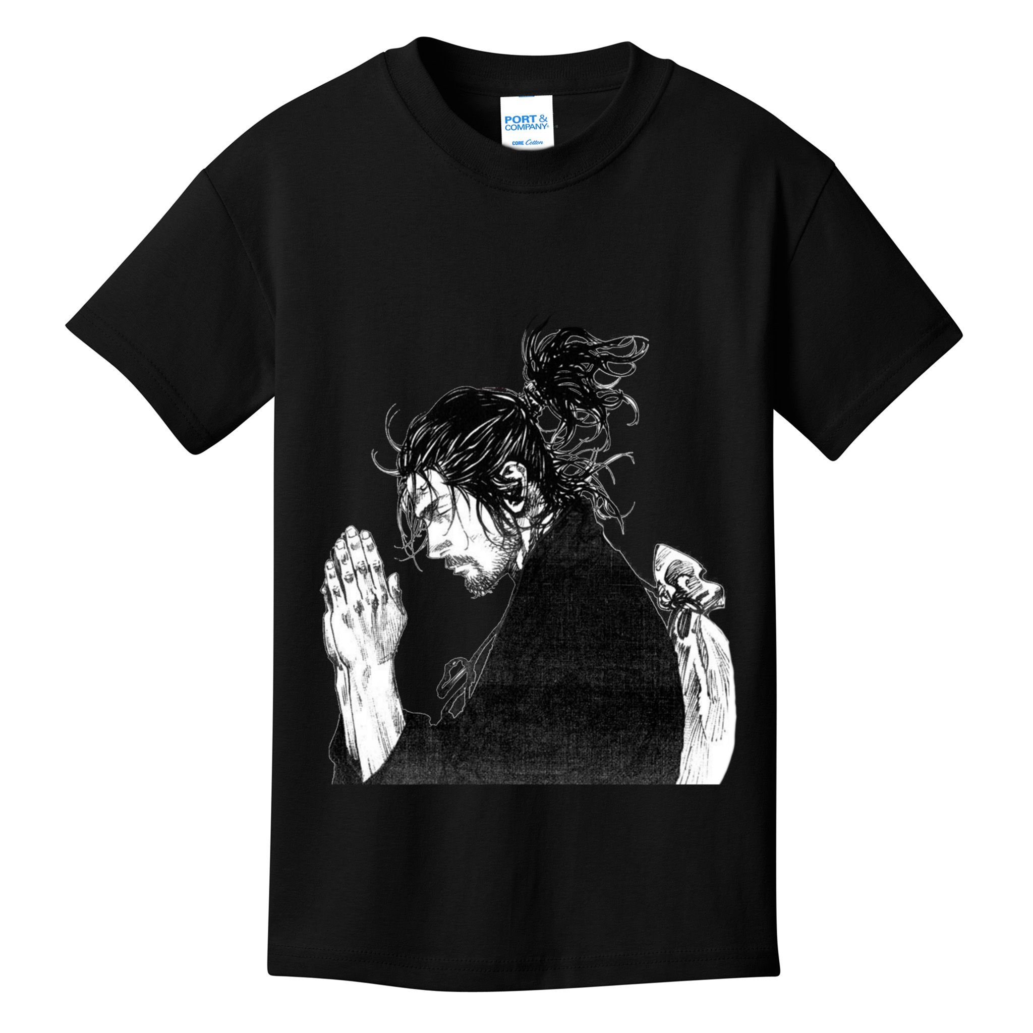 Miyamoto Musashi Praying Kids T-Shirt