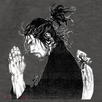 Miyamoto Musashi Praying Vector Backpack