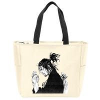 Miyamoto Musashi Praying Zip Tote Bag