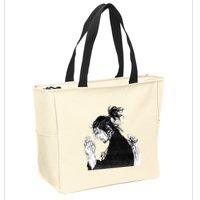 Miyamoto Musashi Praying Zip Tote Bag