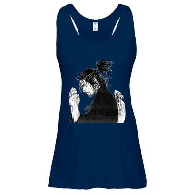 Miyamoto Musashi Praying Ladies Essential Flowy Tank