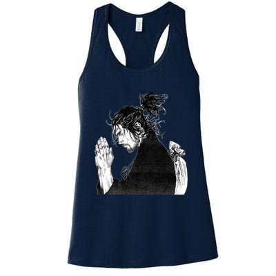 Miyamoto Musashi Praying Women's Racerback Tank