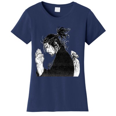 Miyamoto Musashi Praying Women's T-Shirt