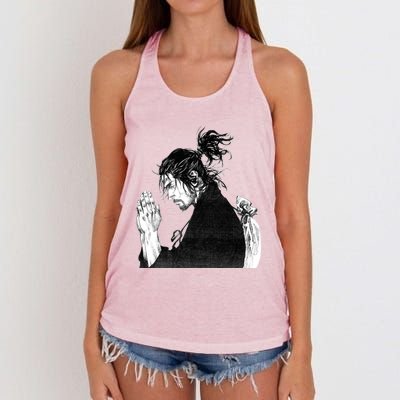 Miyamoto Musashi Praying Women's Knotted Racerback Tank