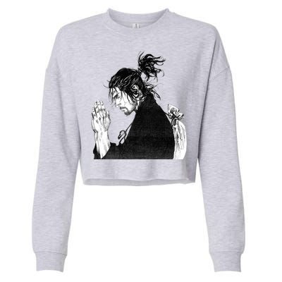 Miyamoto Musashi Praying Cropped Pullover Crew