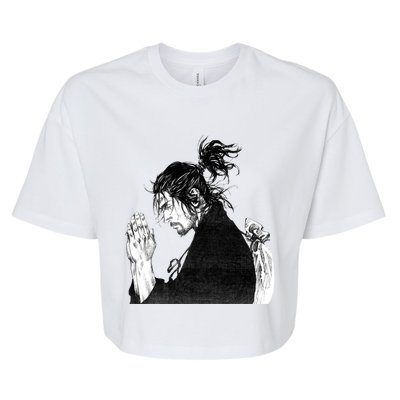 Miyamoto Musashi Praying Bella+Canvas Jersey Crop Tee