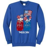 Mom Mimi Patriotic Flower American Flag Memorial Day Gift Sweatshirt