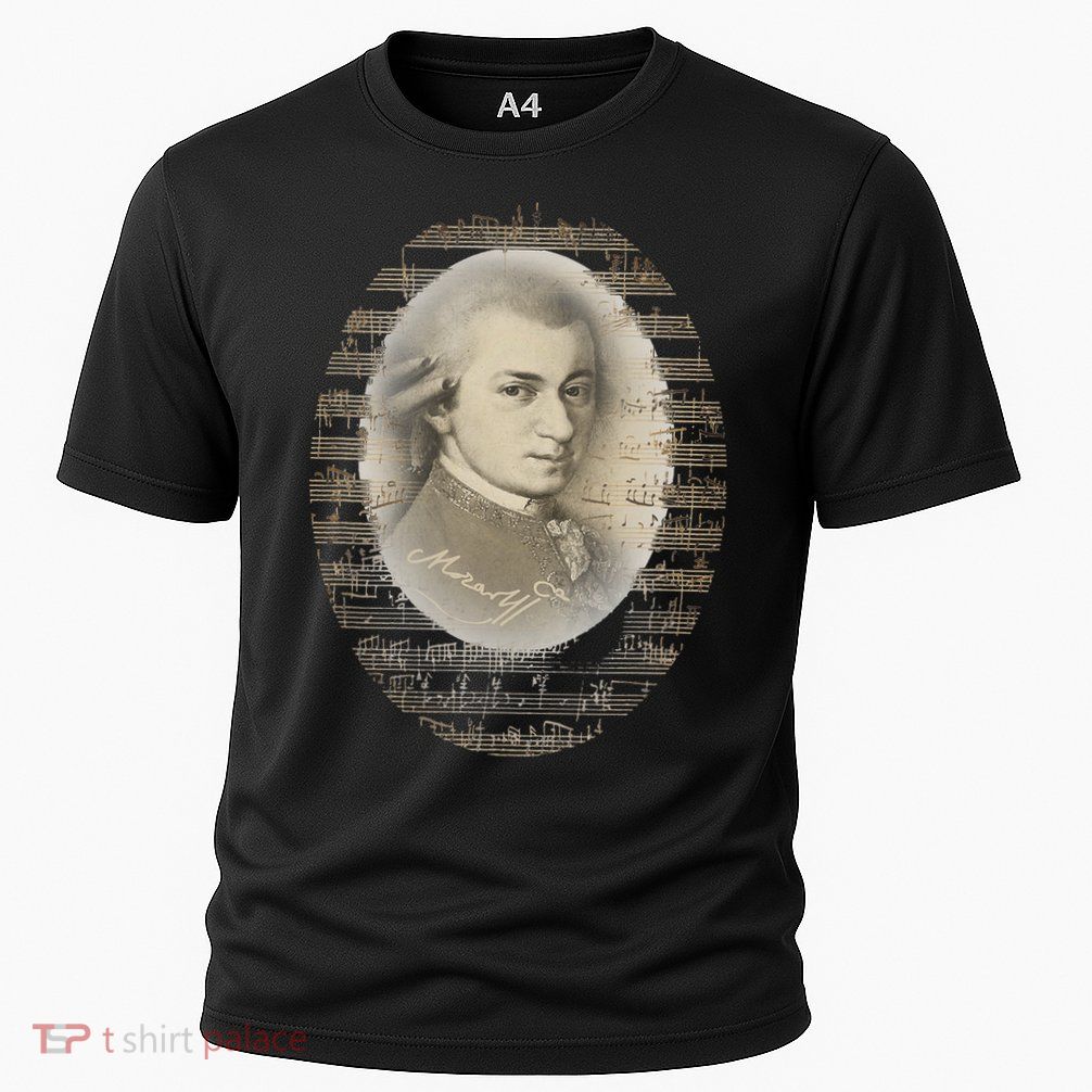 Mozart Mozart Portrait Classical Music Lover Gift Performance Shirt