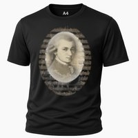 Mozart Mozart Portrait Classical Music Lover Gift Cooling Performance Crew T-Shirt