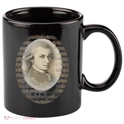Mozart Mozart Portrait Classical Music Lover Gift 11oz C Handle Ceramic Mug