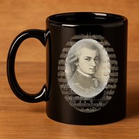 Mozart Mozart Portrait Classical Music Lover Gift 11oz C Handle Ceramic Mug