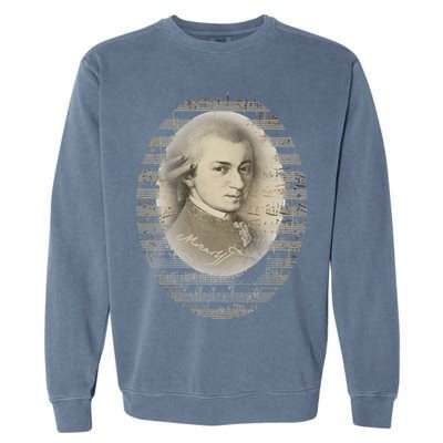 Mozart Mozart Portrait Classical Music Lover Gift Garment-Dyed Sweatshirt