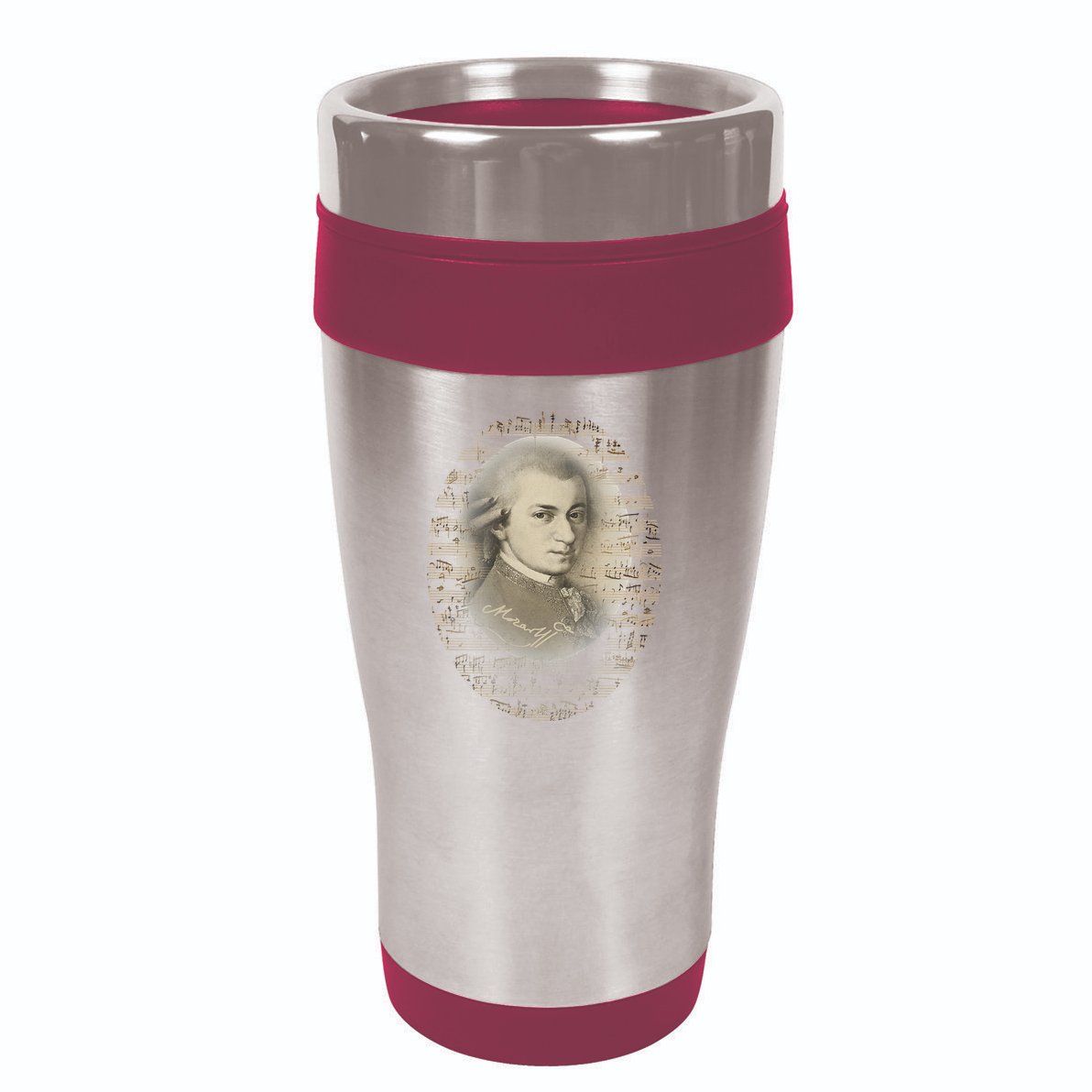Mozart Mozart Portrait Classical Music Lover Gift 16oz Travel Tumbler