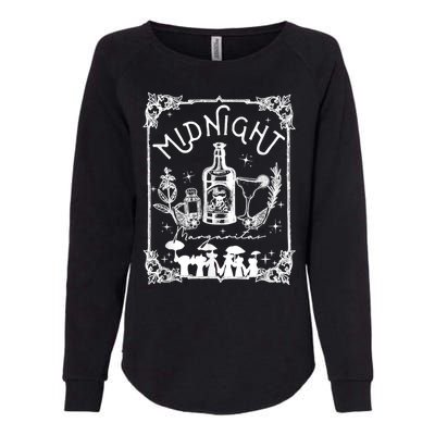 Midnight Margaritas Practical Magic Halloween Cocktails Womens California Wash Sweatshirt