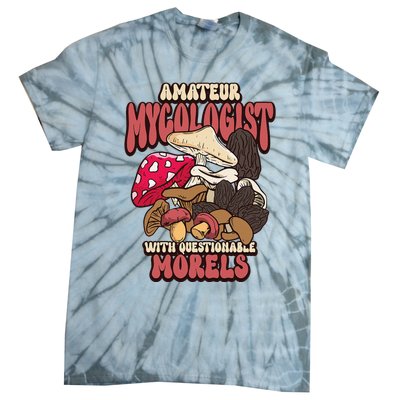 Morels Mushroom Picker Mushroom Farmer Mushroom Tie-Dye T-Shirt