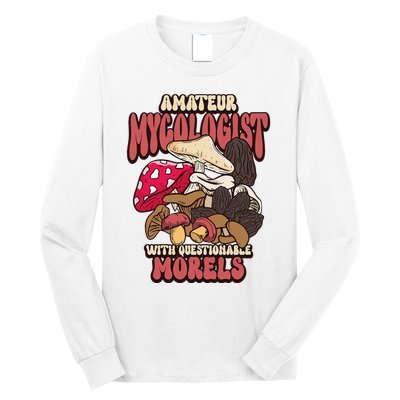 Morels Mushroom Picker Mushroom Farmer Mushroom Long Sleeve Shirt