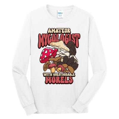 Morels Mushroom Picker Mushroom Farmer Mushroom Tall Long Sleeve T-Shirt