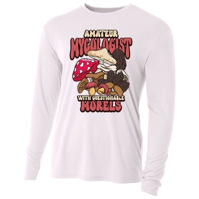 Morels Mushroom Picker Mushroom Farmer Mushroom Cooling Performance Long Sleeve Crew