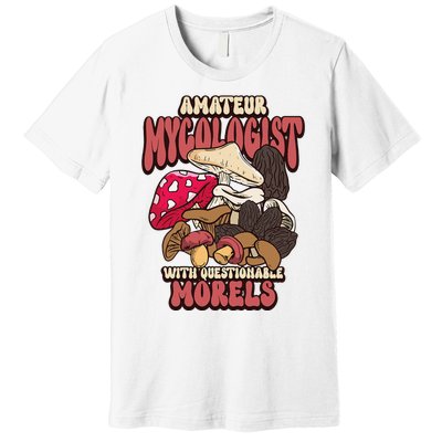 Morels Mushroom Picker Mushroom Farmer Mushroom Premium T-Shirt